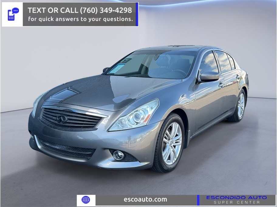 2012 INFINITI G Sedan 37 Journey