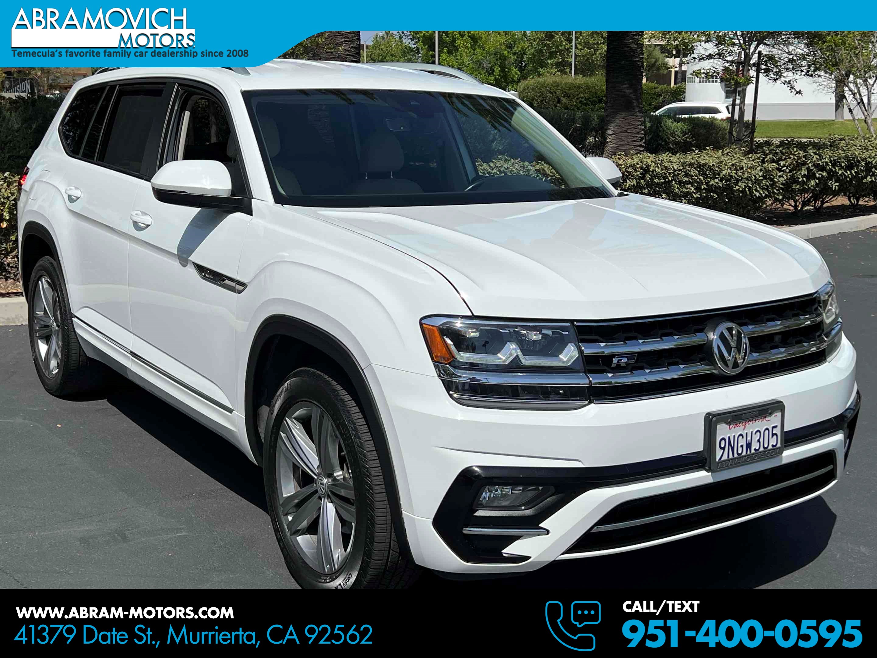 2019 Volkswagen Atlas SE R-Line w/Tech