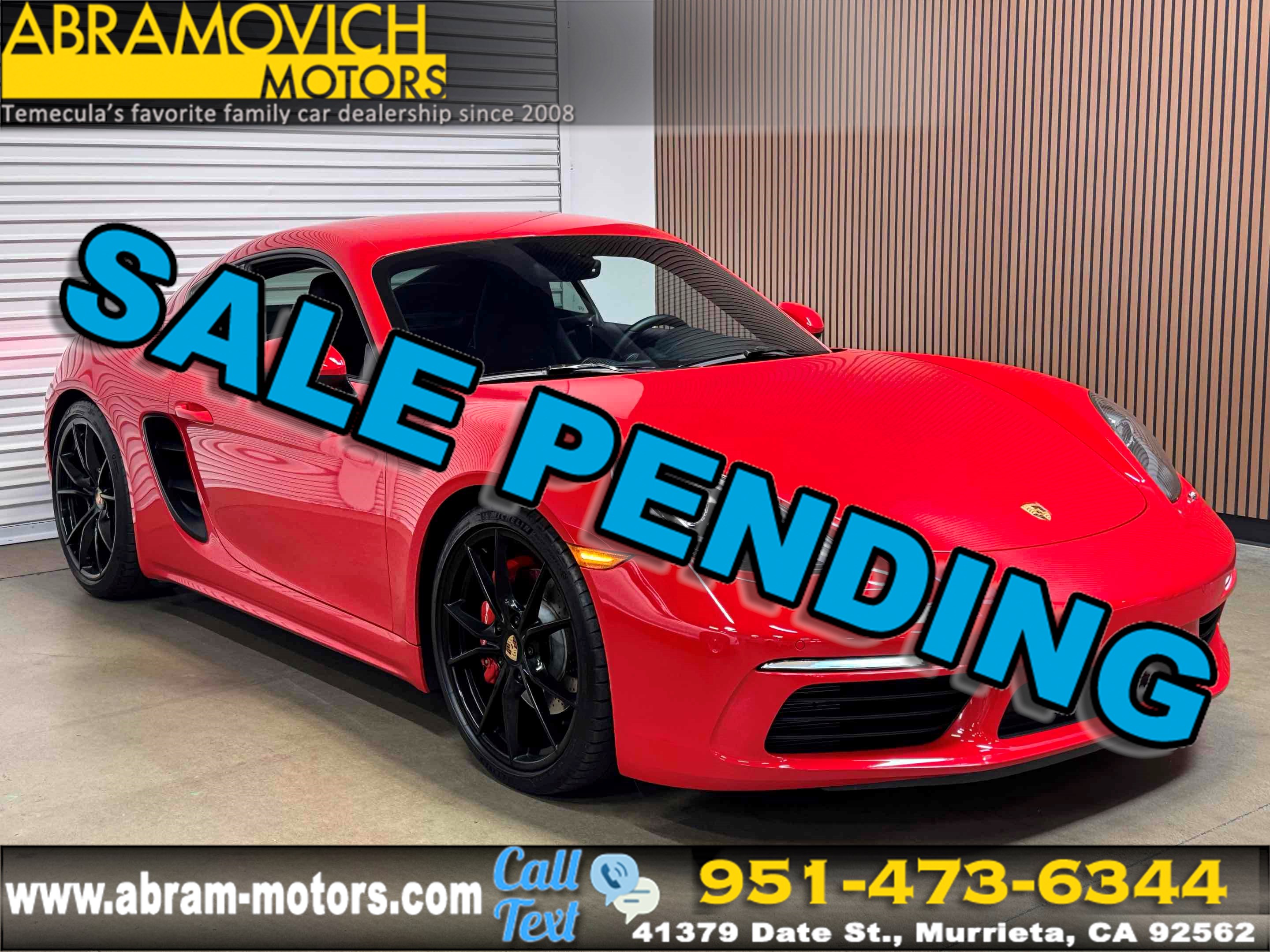 2017 Porsche 718 S