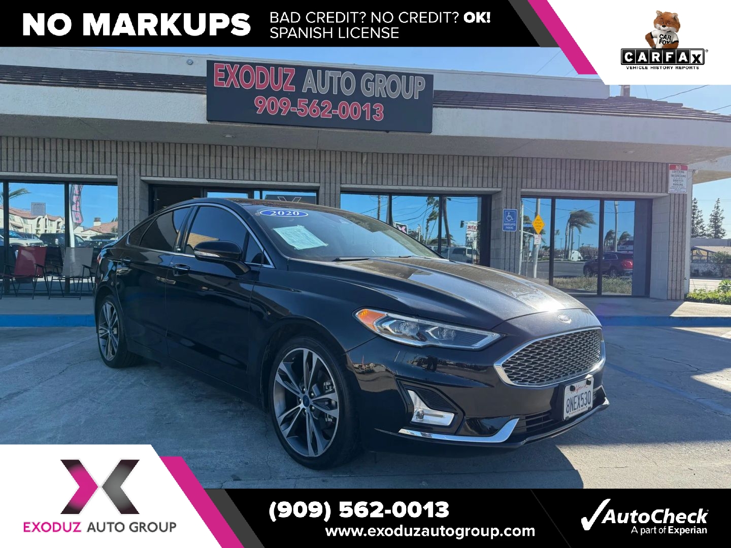 2020 Ford Fusion Titanium