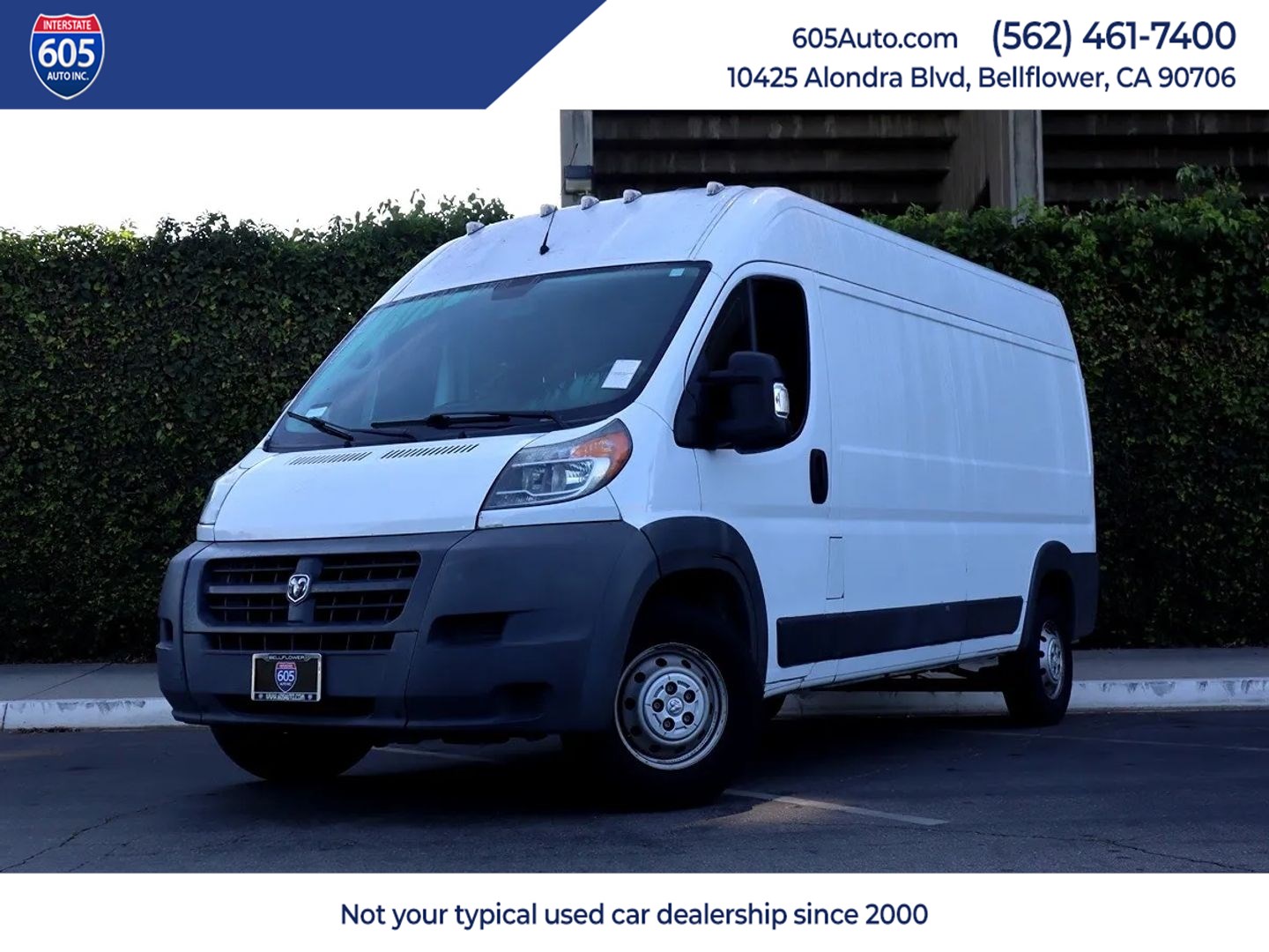 2017 RAM ProMaster Cargo Van Base