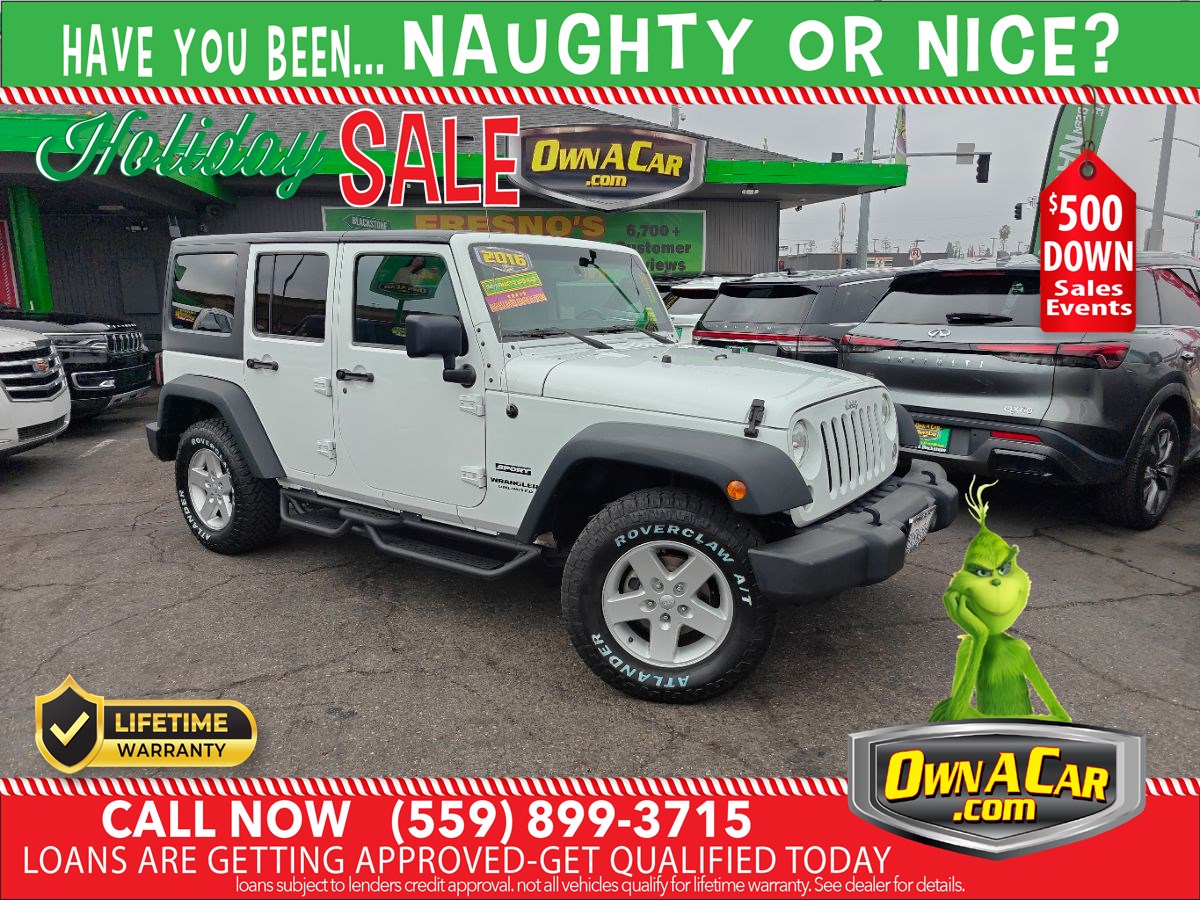 2016 Jeep Wrangler Unlimited Sport S