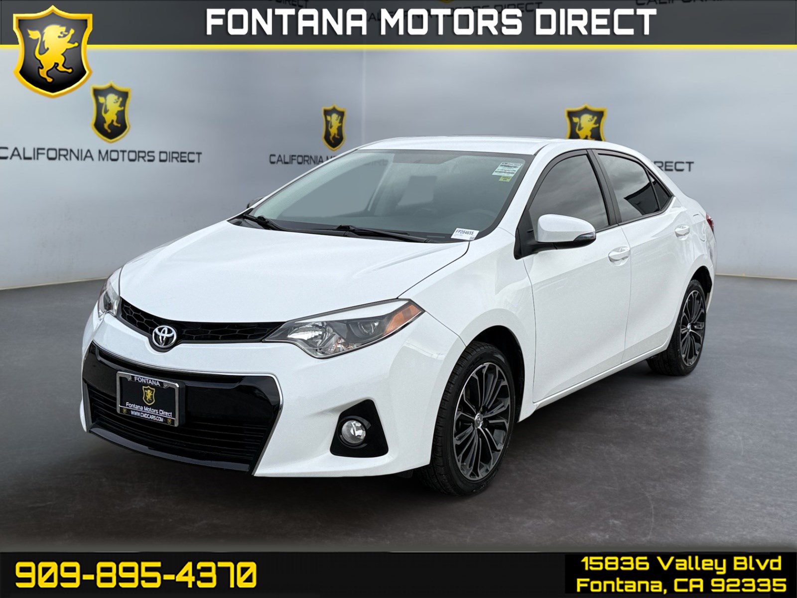 2015 Toyota Corolla S Plus