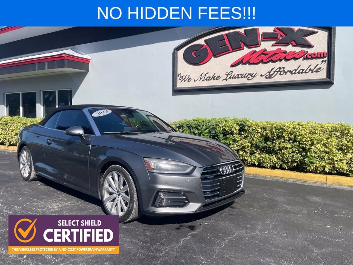 2018 Audi A5 Cabriolet