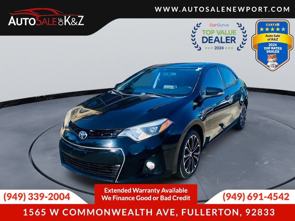 2016 Toyota Corolla S Plus