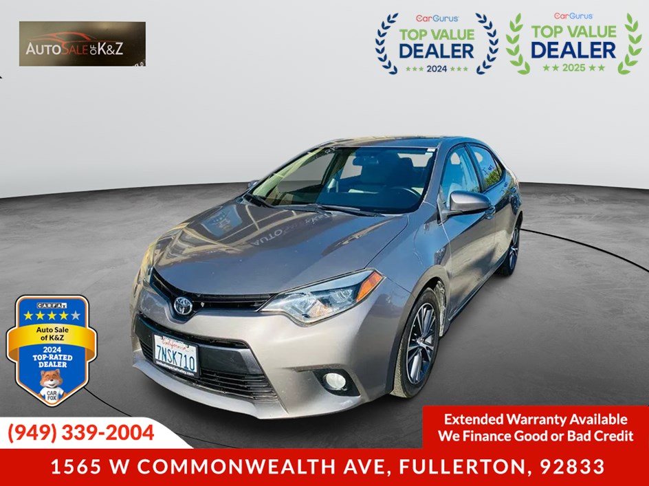 2014 Toyota Corolla S Plus