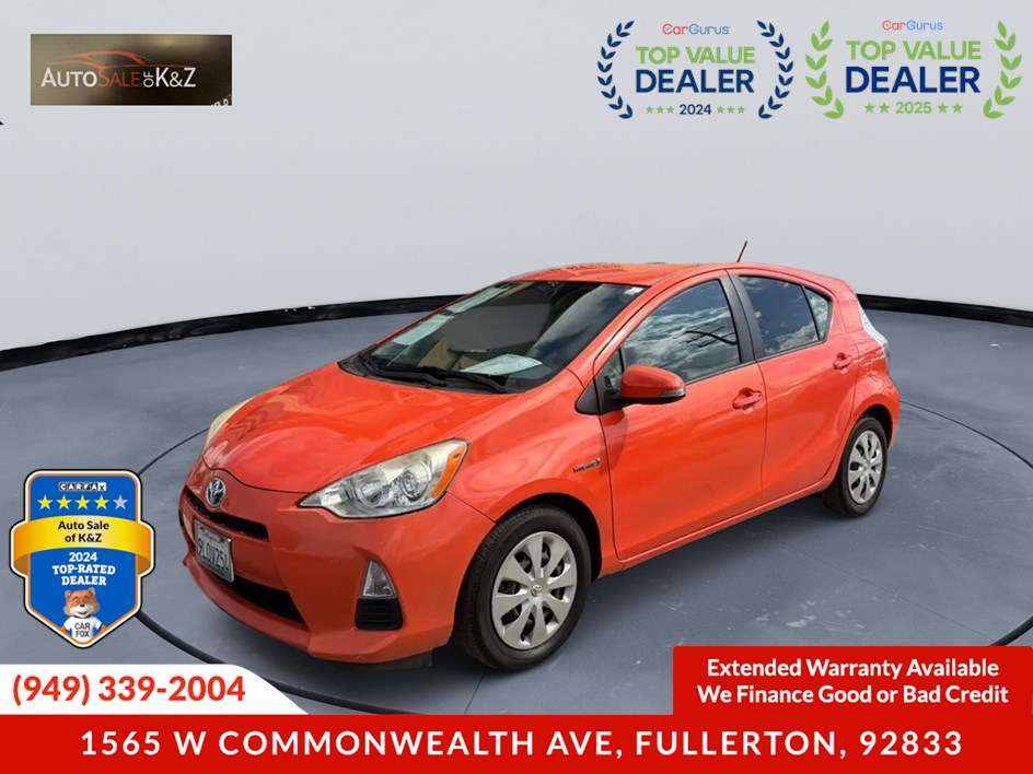 2012 Toyota Prius c Two