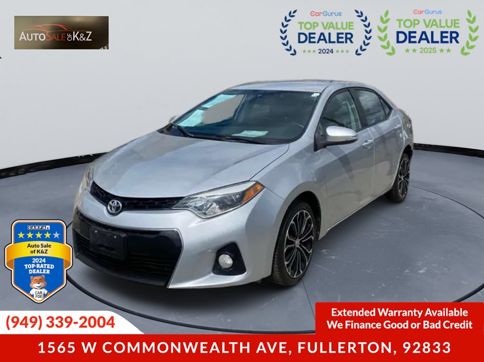 2014 Toyota Corolla S Plus