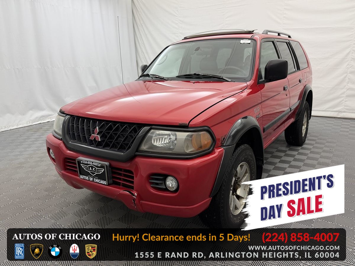 2001 Mitsubishi Montero Sport LTD 4WD