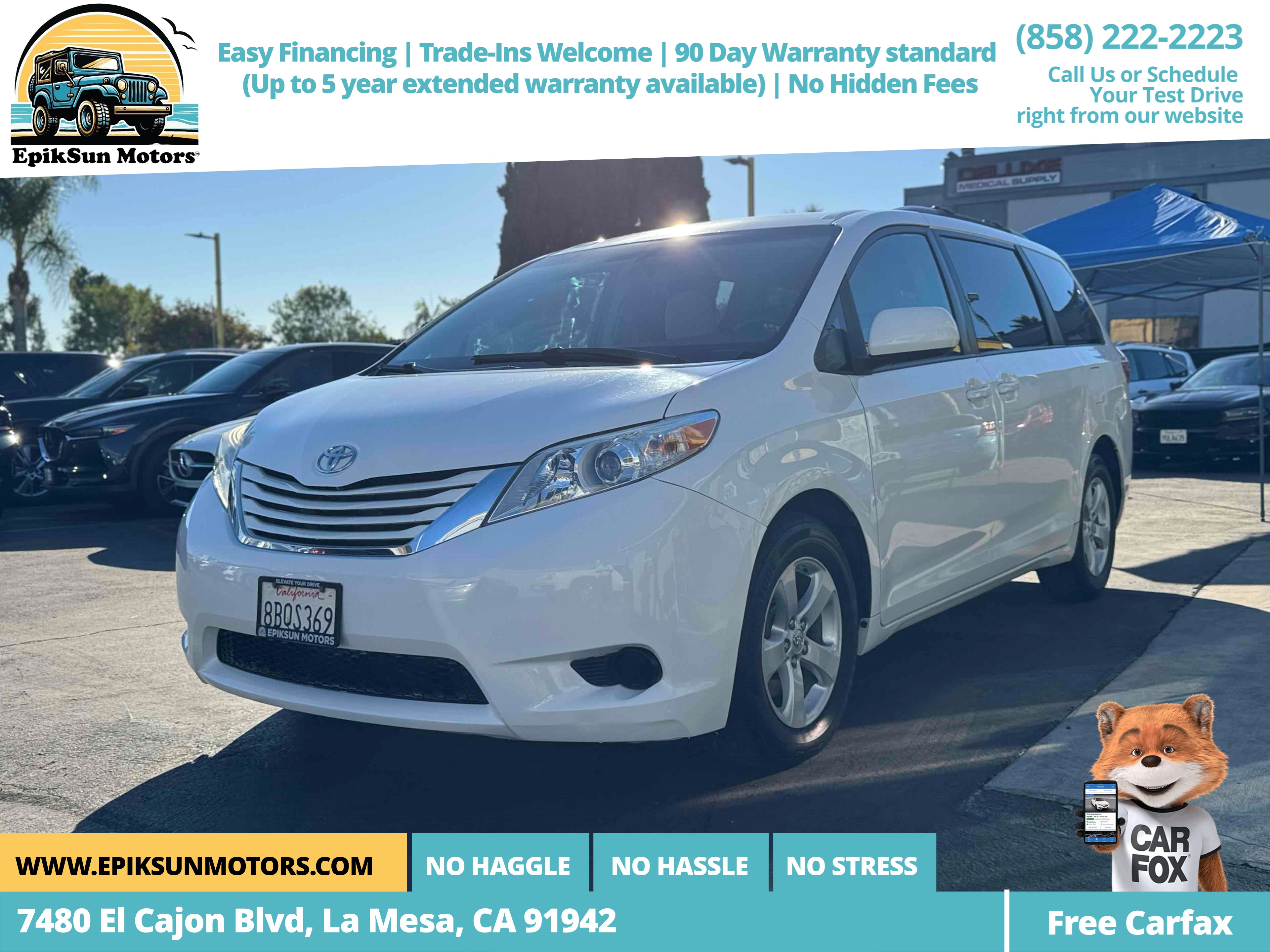 2017 Toyota Sienna LE's photo