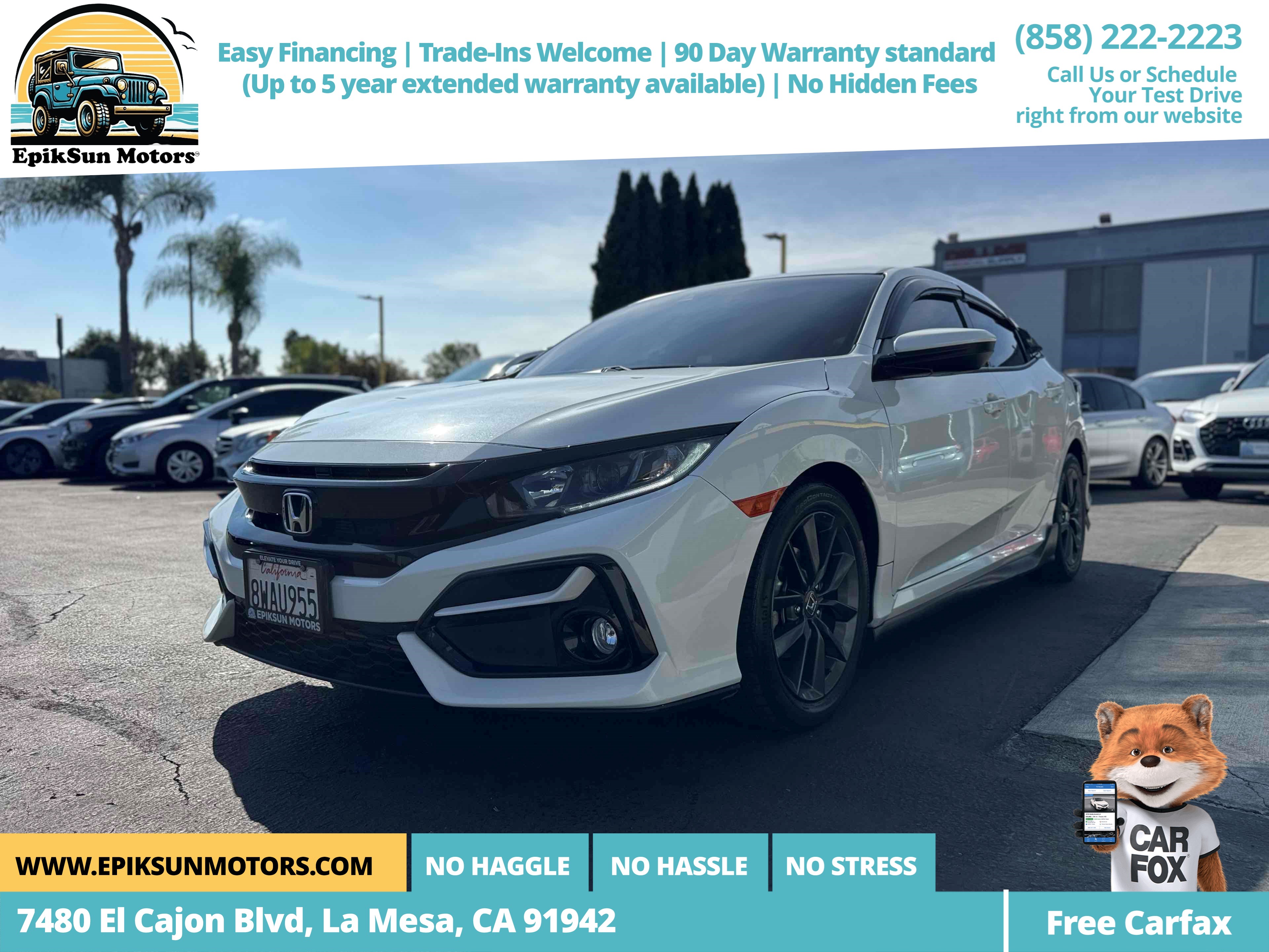 2021 Honda Civic Hatchback EX's photo