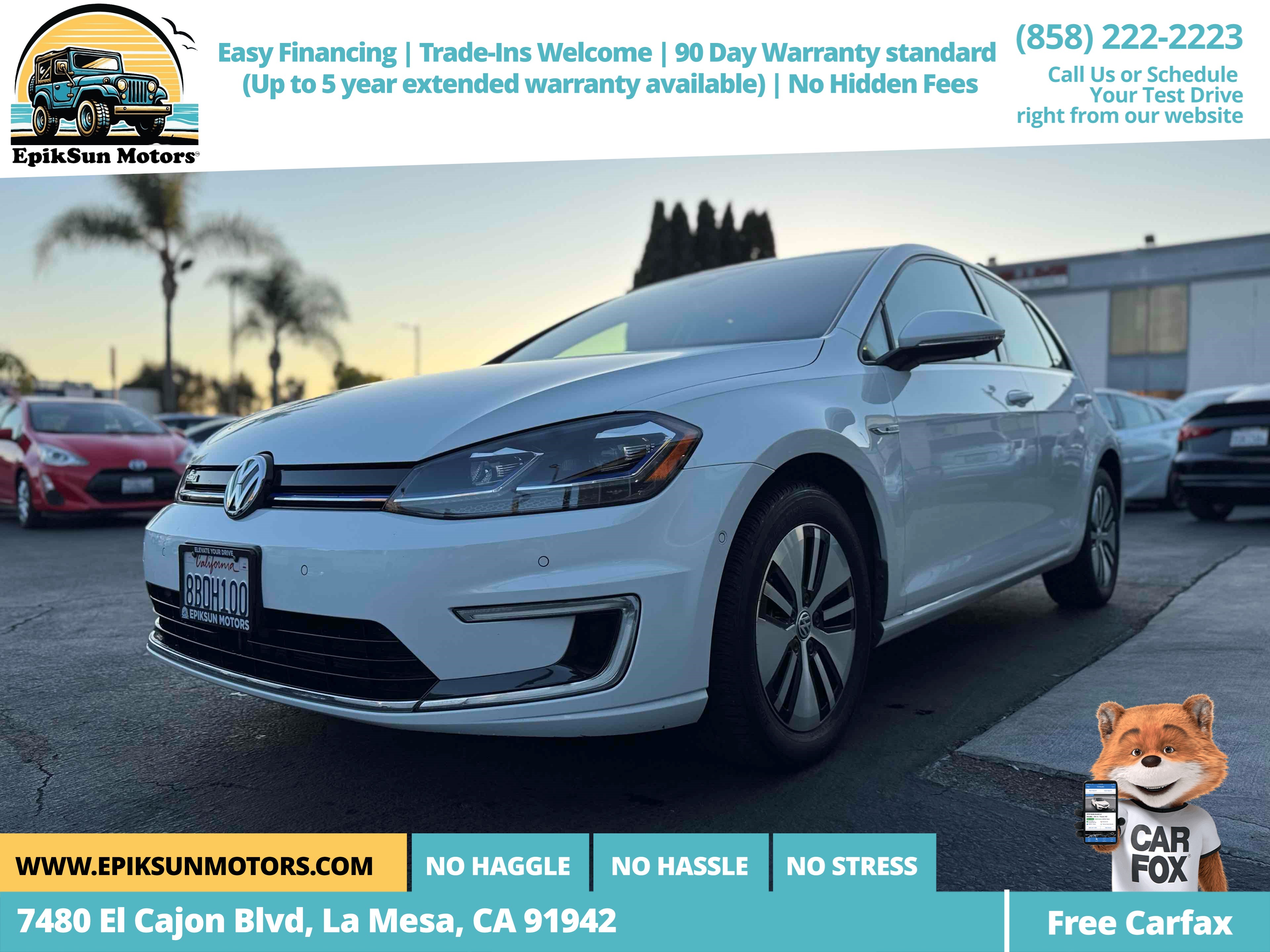 2017 Volkswagen e-Golf e-Golf SEL Premium