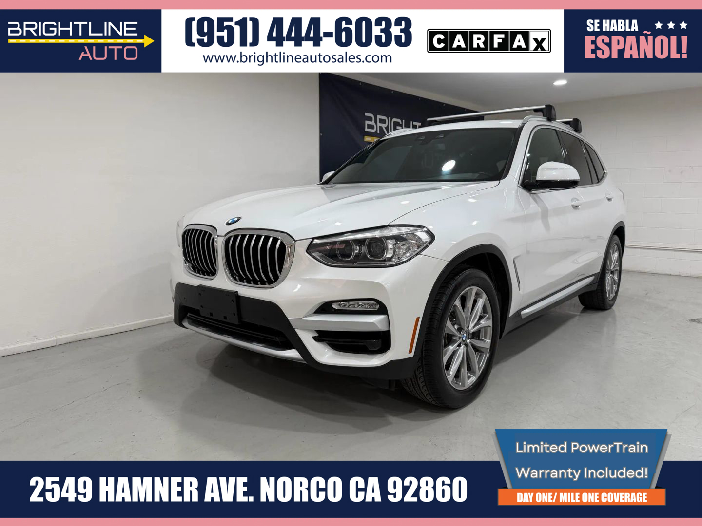 2019 BMW X3 30i