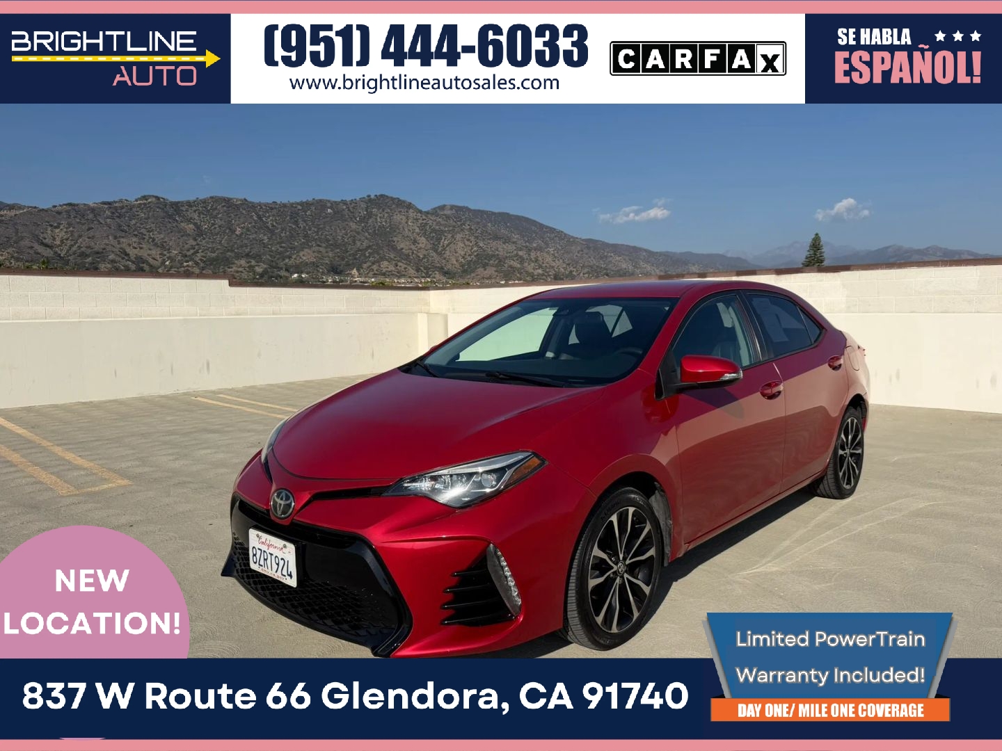 2018 Toyota Corolla SE
