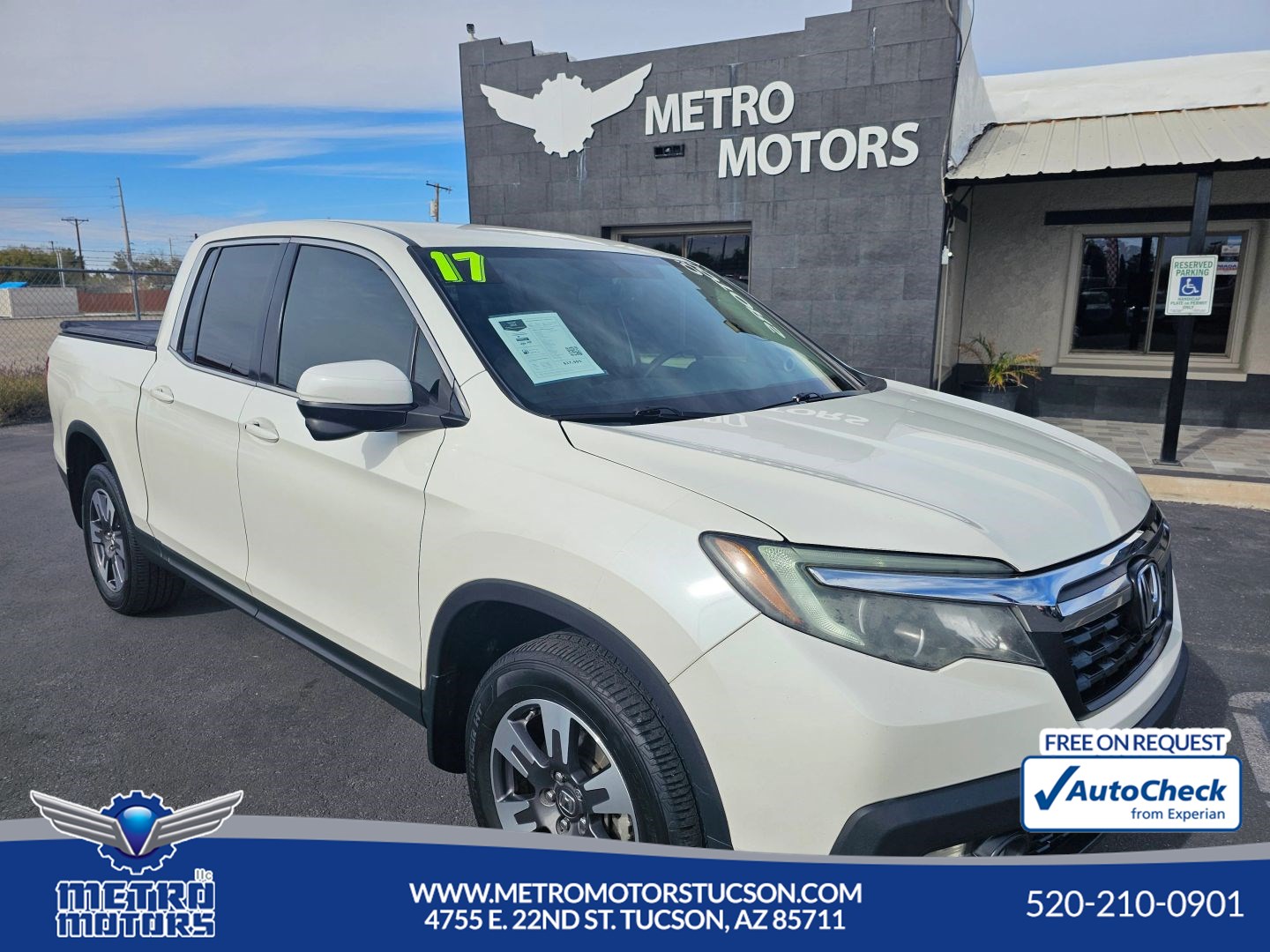 2017 Honda Ridgeline RTL-T