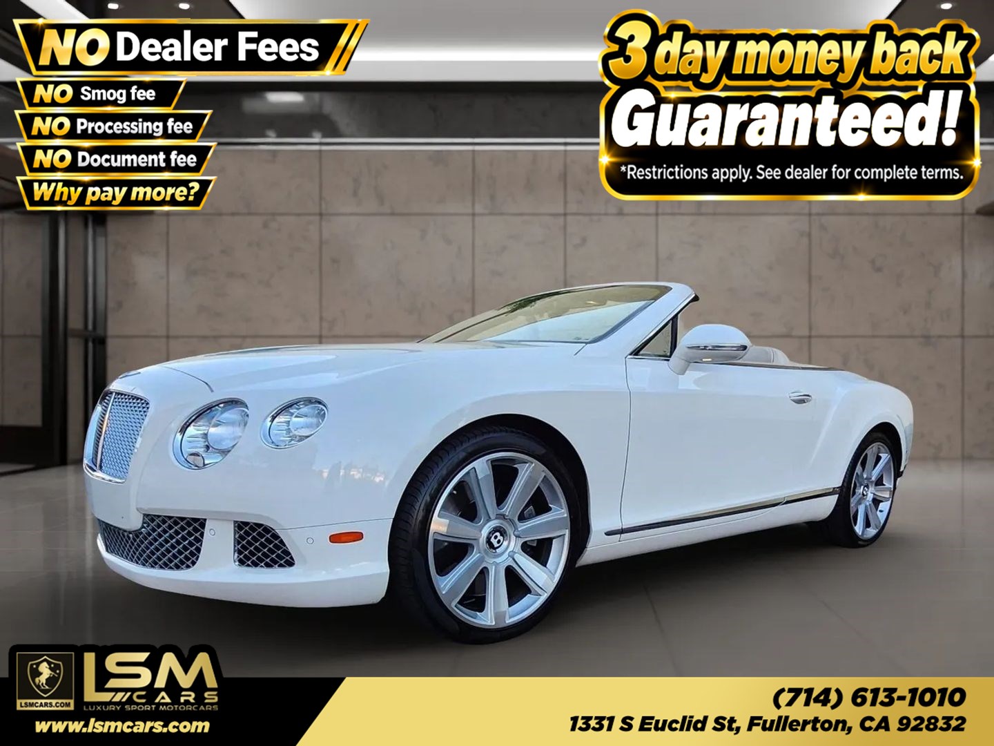 2013 Bentley Continental GTC