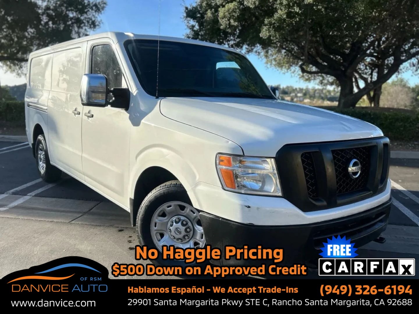 2016 Nissan NV Cargo SV