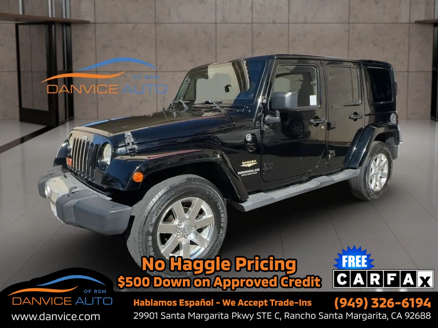 2012 Jeep Wrangler Unlimited Sahara