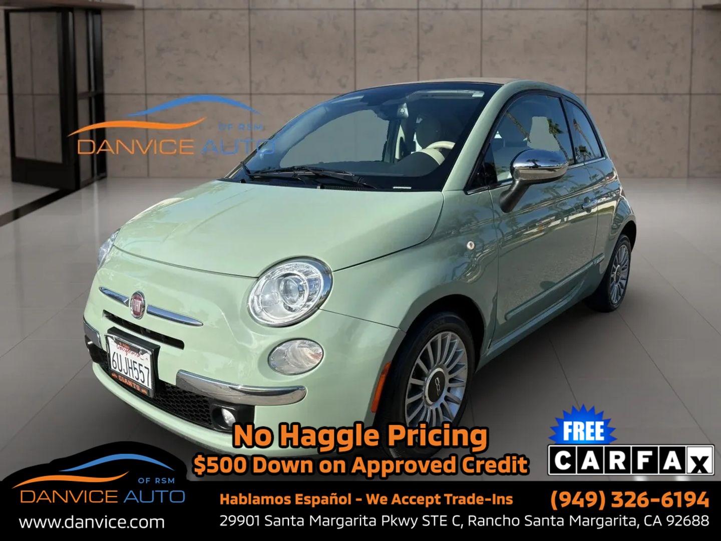 2012 FIAT 500 Lounge