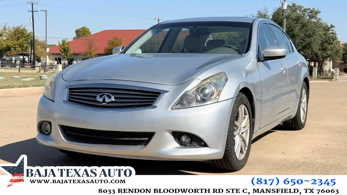2011 INFINITI G Sedan 25 Journey