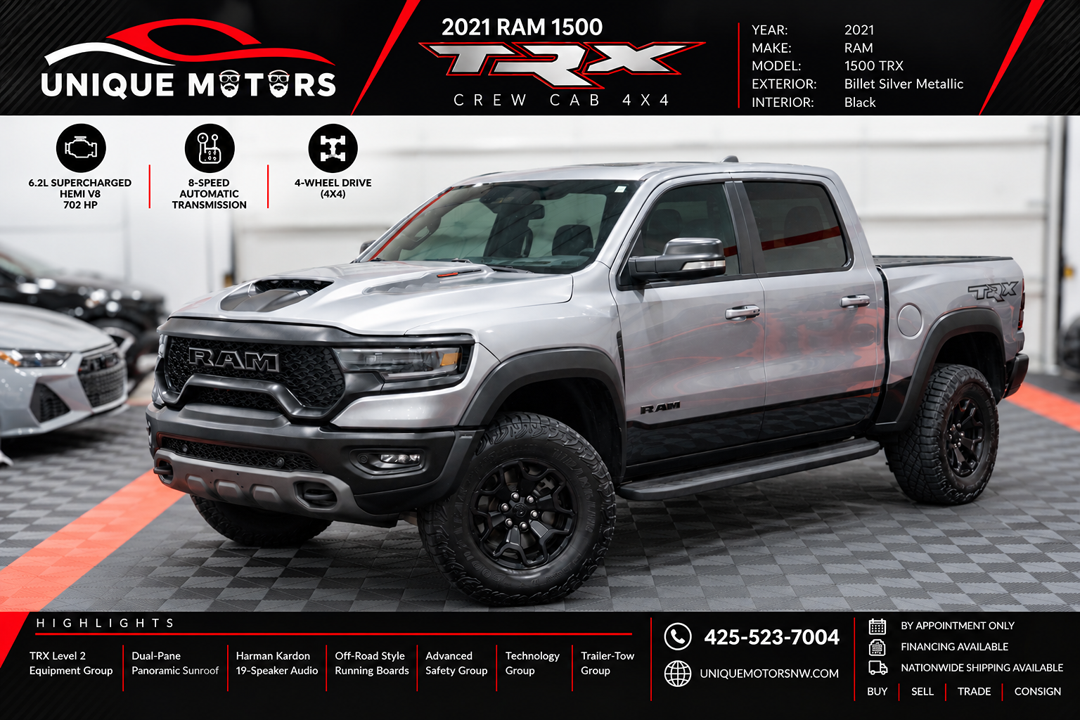 2021 RAM 1500 Pickup TRX
