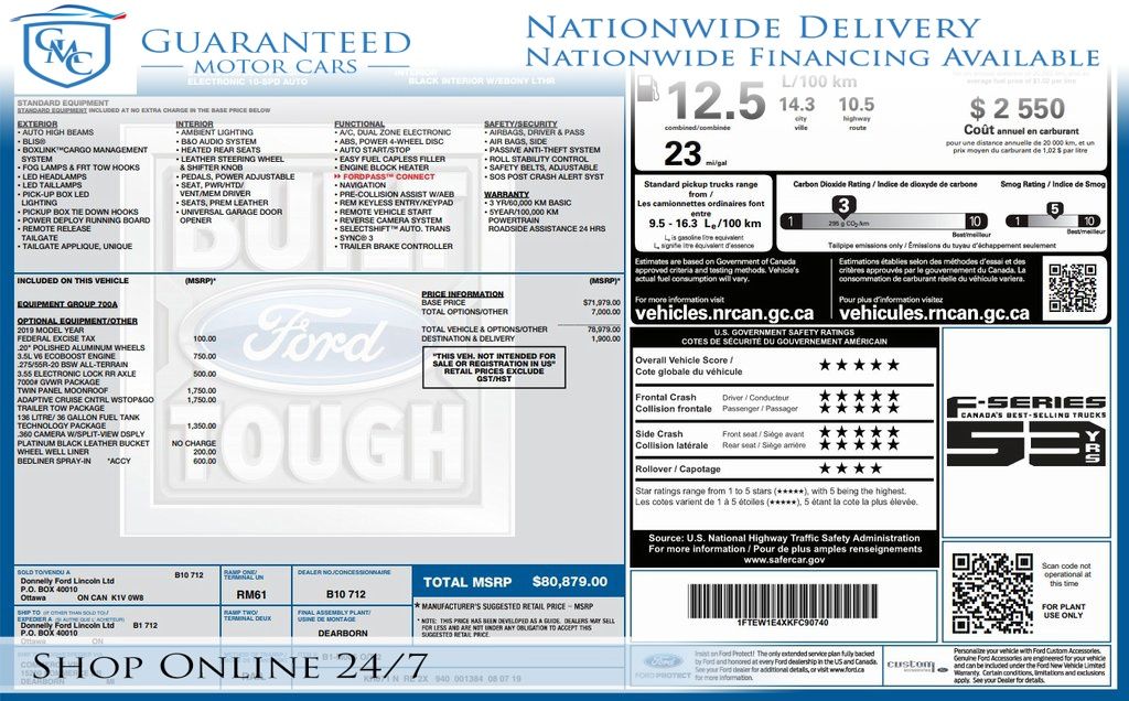 2019 Ford F-150 Platinum