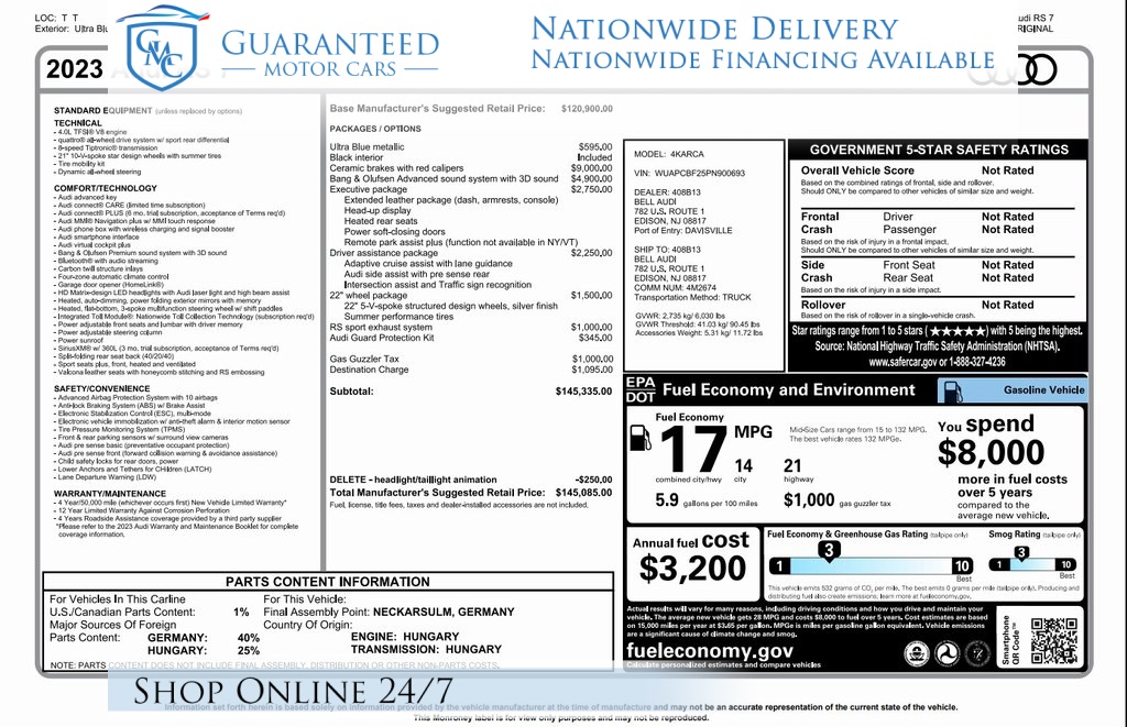 2023 Audi RS 7 Base's photo