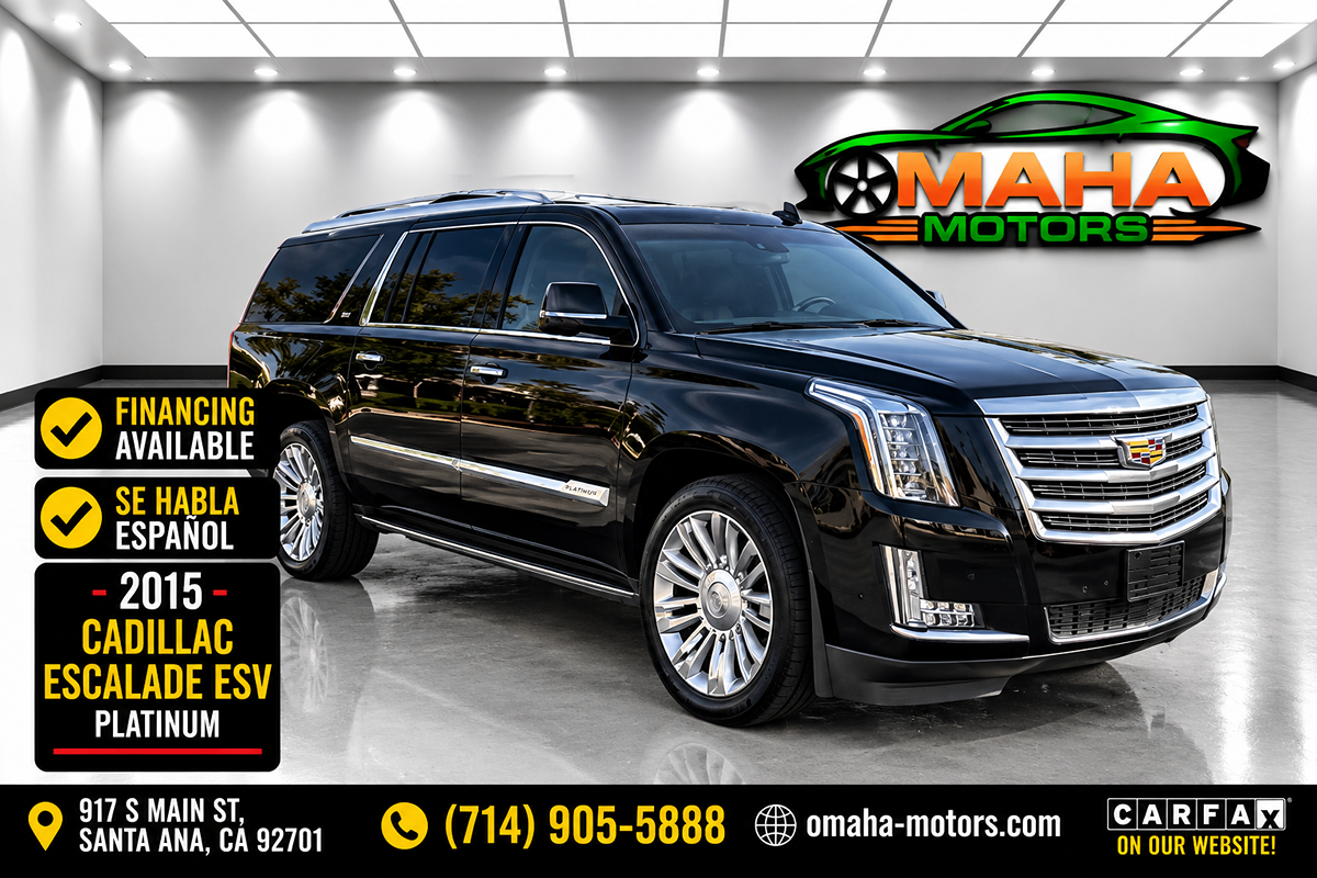 2015 Cadillac Escalade ESV Platinum