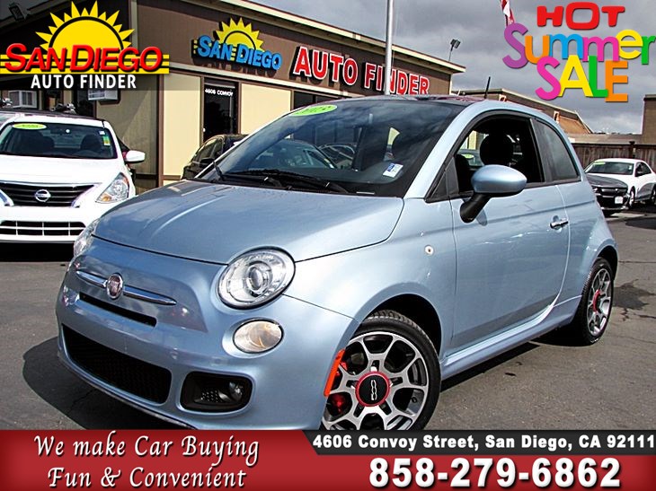 Fiat San Diego >> 2013 Fiat 500 Sport Hb Military Discount Sdautofinders Com Leather Moonroof Cln Carfax San Diego Auto Finder Fiat San Diego >> 2013 Fiat 500 Sport Hb Military Discount Sdautofinders Com Leather Moonroof Cln Carfax San Diego Auto Finder