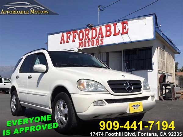 Used 2003 Mercedes Benz Ml350 Suv In Fontana