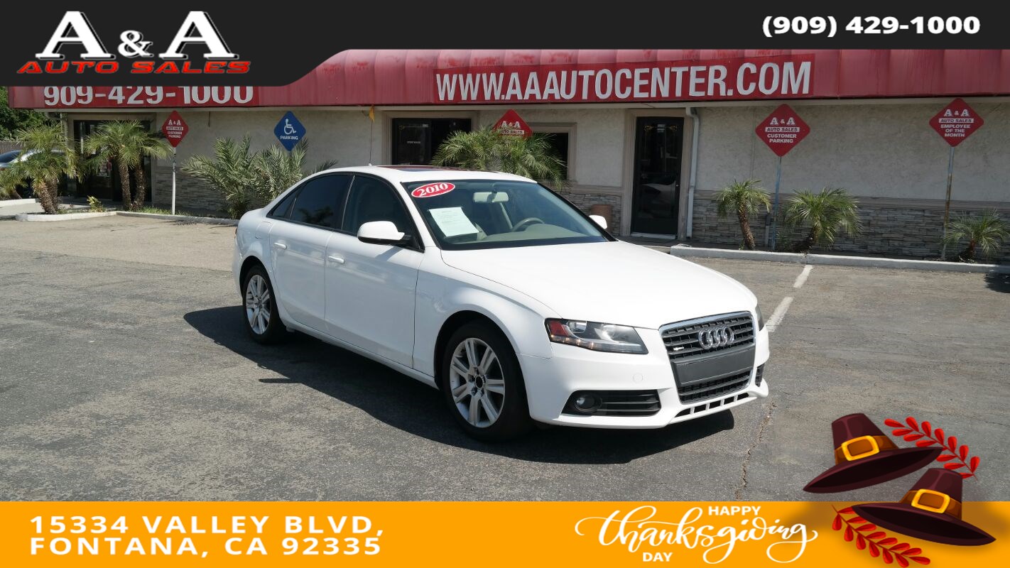 Sold 2010 Audi A4 2 0t Quattro Premium In Fontana