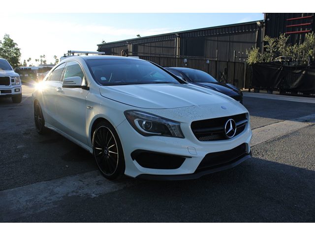 Cirrus White 2014 Mercedes-Benz CLA 45 AMG 4MATIC Sedan All-Wheel Drive Automatic