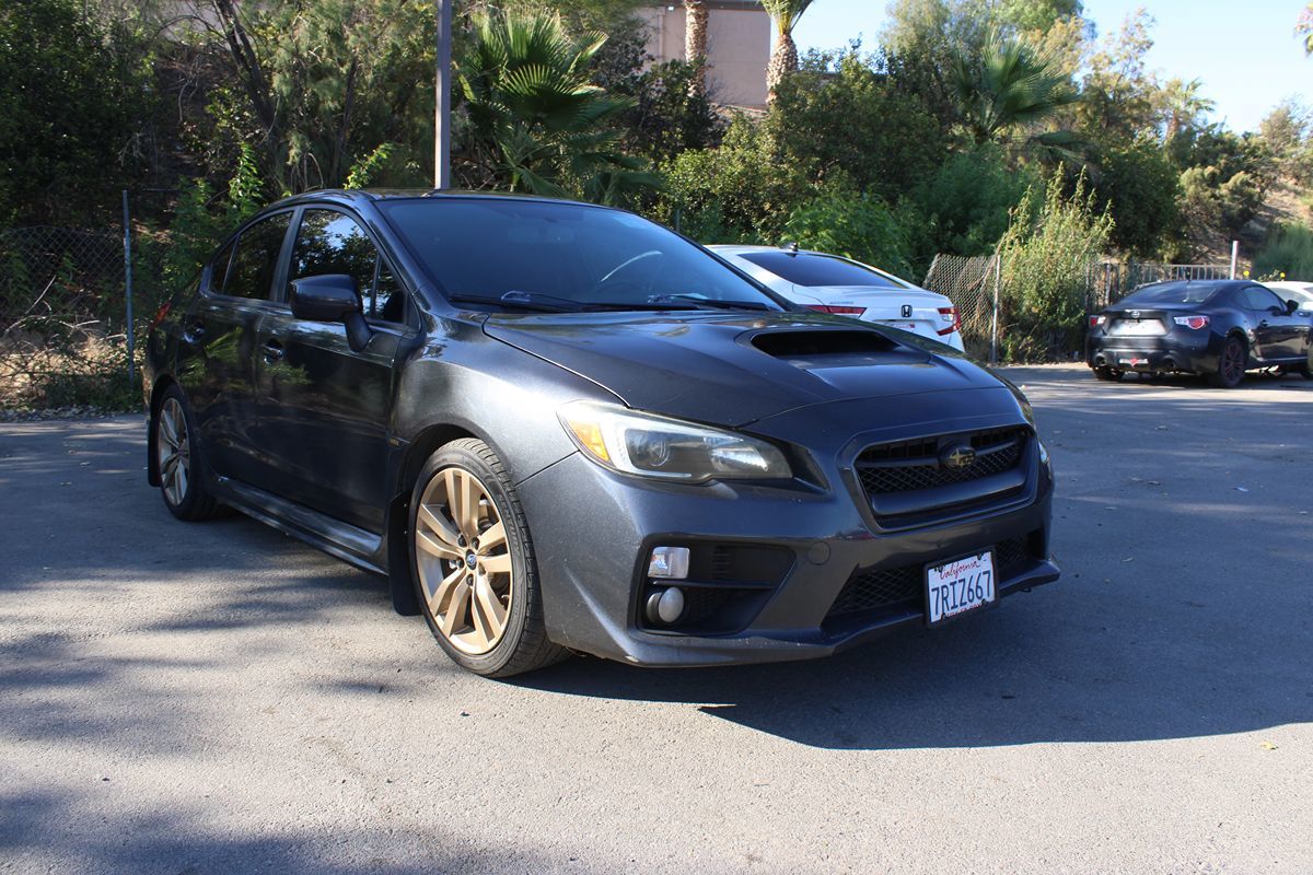 Dark Gray Metallic 2016 Subaru WRX Premium AWD Sedan All-Wheel Drive Manual