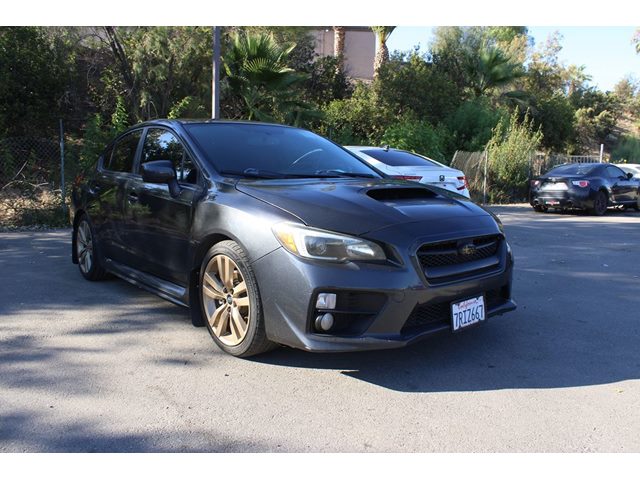 Dark Gray Metallic 2016 Subaru WRX Premium AWD Sedan All-Wheel Drive Manual
