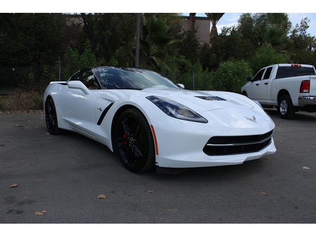 Arctic White 2015 Chevrolet Corvette Coupe Rear-Wheel Drive Automatic