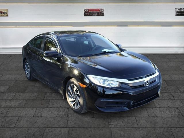 Crystal Black Pearl 2016 Honda Civic Sedan Front-Wheel Drive Automatic