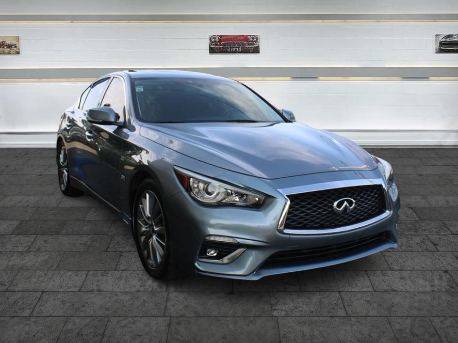 Hagane Blue 2018 INFINITI Q50 Sedan Rear-Wheel Drive Automatic