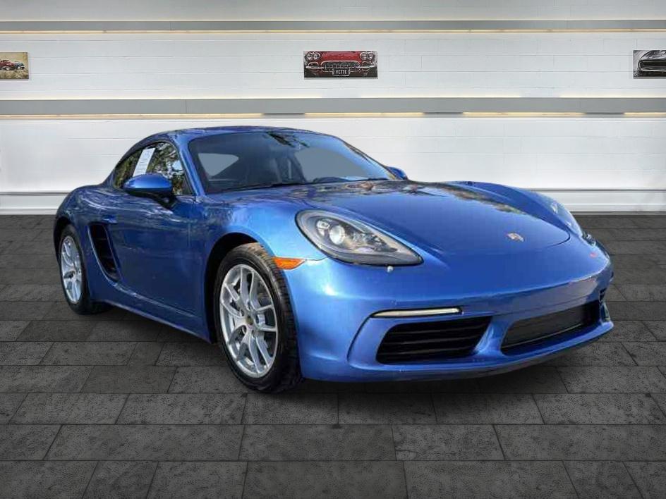 Sapphire Blue Metallic 2018 Porsche 718 Cayman Coupe Rear-Wheel Drive Automatic