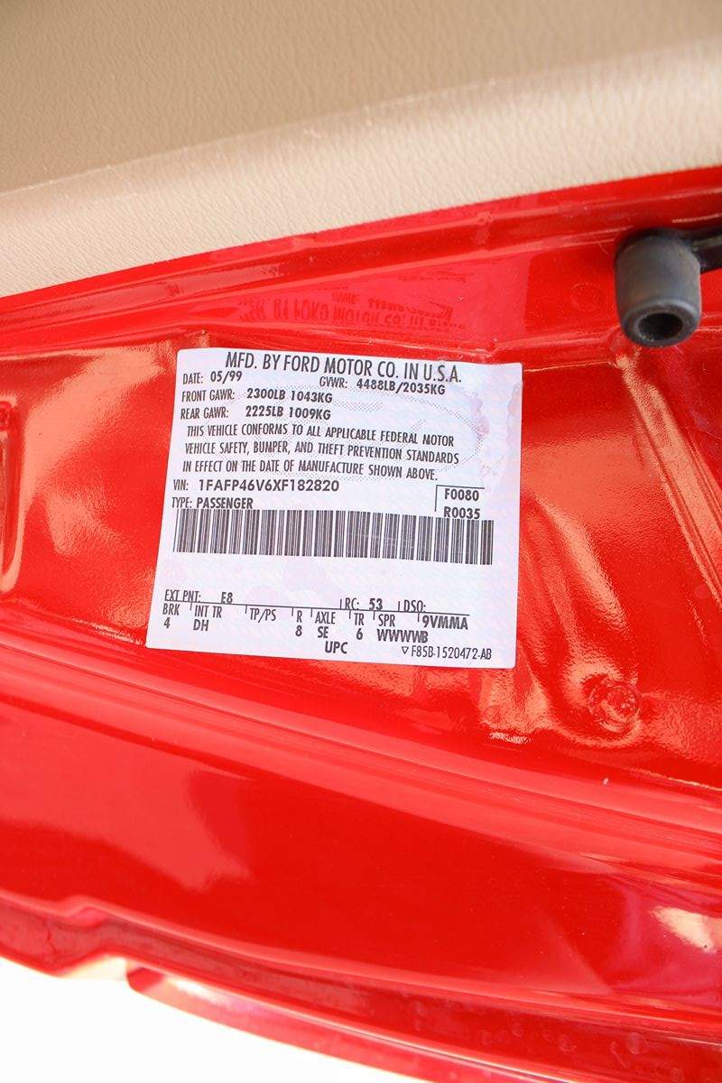 1999 Ford Mustang Cobra Convertible photo 47