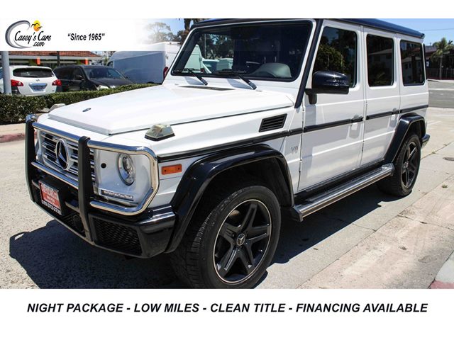 Polar White 2017 Mercedes-Benz G-Class G 550 4MATIC SUV / Crossover All-Wheel Drive Automatic
