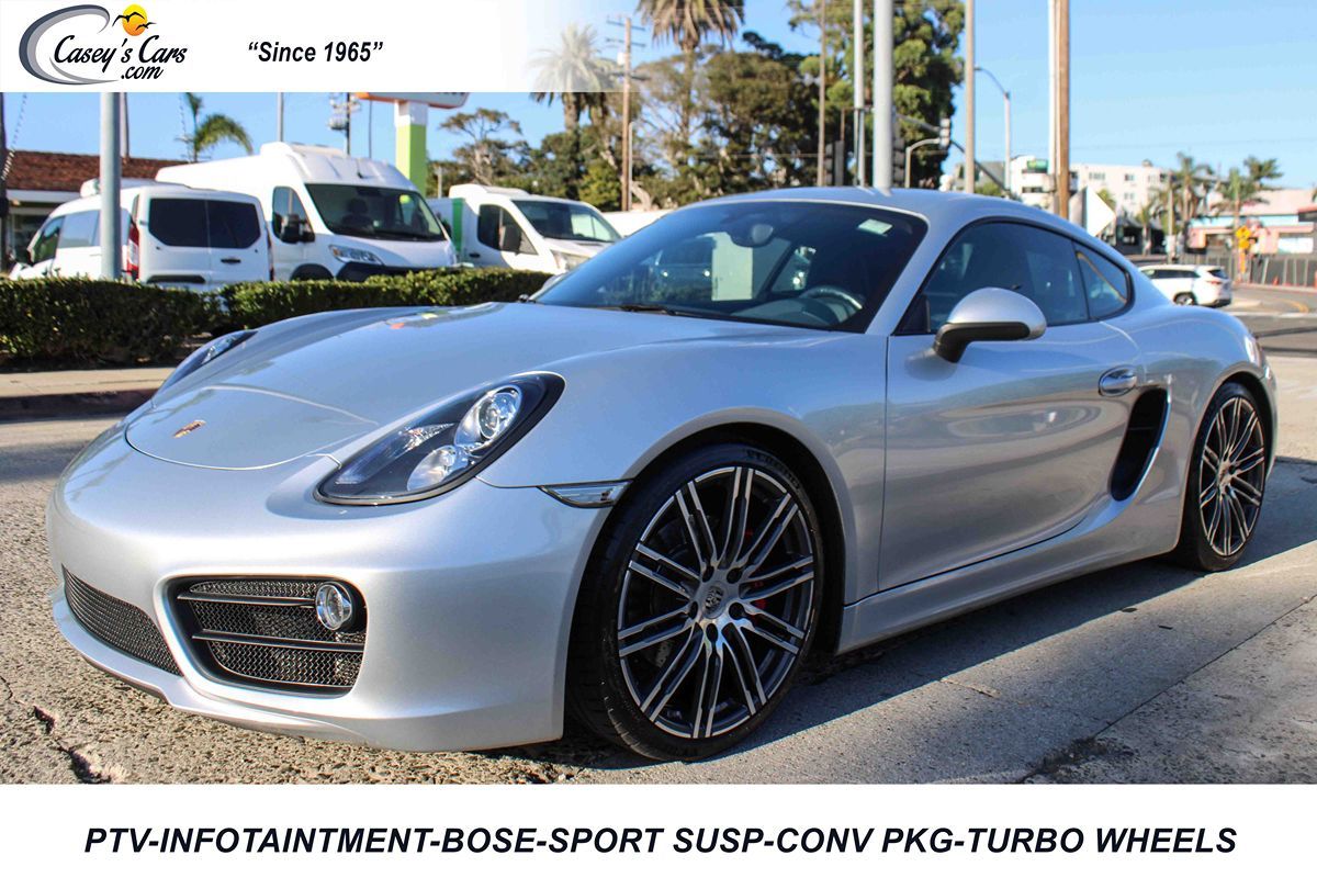 2015 Porsche Cayman S w/Sport Chrono & Infotainment, PTV Loaded!