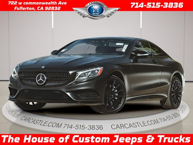 Black 2016 Mercedes-Benz S-Class Coupe S 550 4MATIC Coupe All-Wheel Drive Automatic