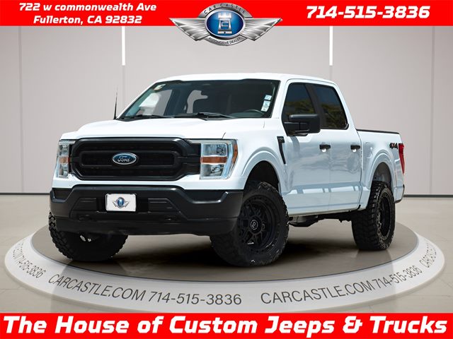 Oxford White 2022 Ford F-150 XL SuperCrew 4WD Pickup Truck Four-Wheel Drive Automatic