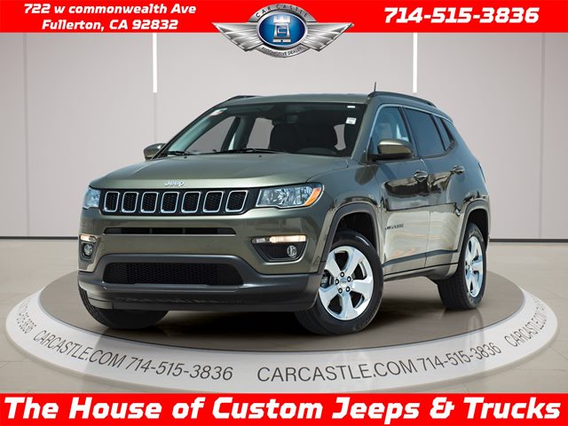 Olive Green Pearlcoat 2019 Jeep Compass Latitude 4WD SUV / Crossover Four-Wheel Drive Automatic