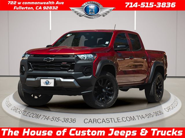 Radiant Red Tintcoat 2023 Chevrolet Colorado Trail Boss Crew Cab 4WD Pickup Truck Four-Wheel Drive Automatic