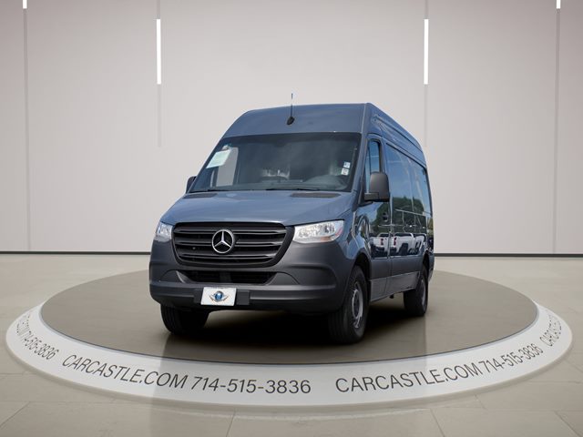 Blue Grey 2019 Mercedes-Benz Sprinter 2500 144 V6 High Roof Passenger Van RWD Van