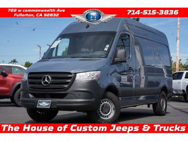 Blue Grey 2019 Mercedes-Benz Sprinter 2500 144 V6 High Roof Passenger Van RWD Van