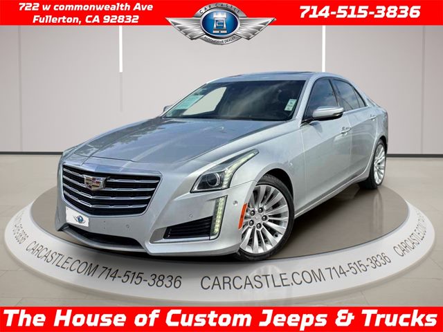Radiant Silver Metallic 2018 Cadillac CTS 3.6L Premium Luxury RWD Sedan Rear-Wheel Drive Automatic