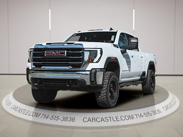 Summit White 2024 GMC Sierra 2500HD SLE Crew Cab 4WD Pickup Truck Four-Wheel Drive Automatic