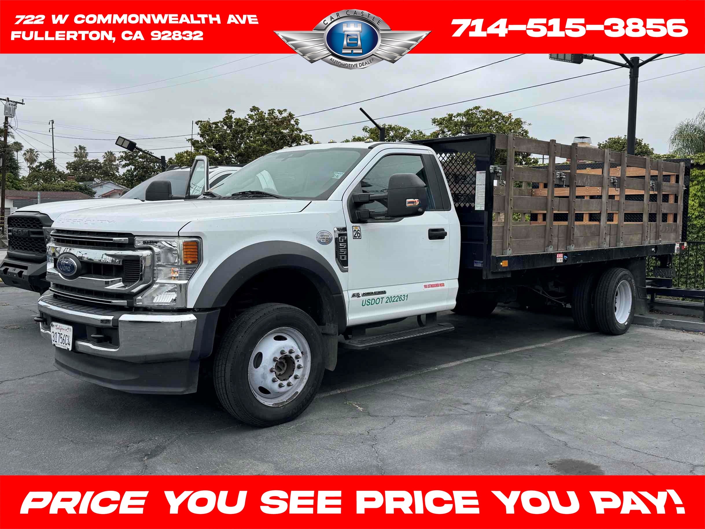 2022 Ford F-550 Super Duty Chassis XLT Regular Cab 205 4WD